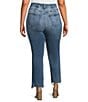 Good American Plus Soft Tech Good Legs Straight Jeans, Color:Indigo514 - Image 2