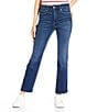 Good American Soft Tech Good Curve High Rise Straight Leg Jeans, Color:Indigo628 - Image 1