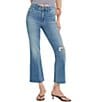 Good American Soft Tech Good Legs Crop Mini Boot Denim Jeans - Image 1