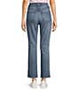 Good American Soft Tech Good Legs Mid Rise Straight Jeans, Color:Indigo746 - Image 2