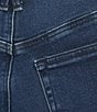 Good American Soft Tech Good Standard Kick Flare High Rise Denim Jeans, Color:Indigo1068 - Image 4
