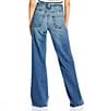 Good American Soft Tech Good Waist Palazzo Jeans, Color:Indigo986 - Image 2