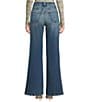 Good American Soft Tech Good Waist Palazzo Jeans, Color:Indigo986 - Image 4