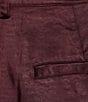 Color:Malbec003 - Image 6 - Washed Satin High Rise Straight Leg Coordinating Pants