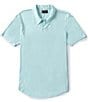 Color:Salt Air - Image 1 - Johnny Collar Short Sleeve Polo Shirt