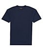 Color:Midnight - Image 1 - Recycled Split Hem Short-Sleeve T-Shirt