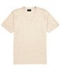 Color:Linen - Image 1 - Recycled Split Hem Short-Sleeve V-Neck T-Shirt