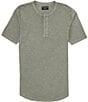 Color:Laurel Wreath - Image 1 - Sun-Faded Short Sleeve Henley T-Shirt
