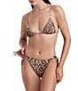 Gottex Jasper Shimmer Leopard Triangle Swim Top & Shimmer Leopard Tie Side Hipster Swim Bottom - Image 1