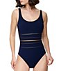 Gottex Modern Lux Scoop Neck Moderate Coverage One Piece Swimsuit - Image 4