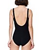 Gottex Modern Lux V-Neck Tummy Control Surplice One Piece Swimsuit - Image 2