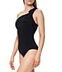Gottex Modern Muse Solid One Shoulder One Piece Swimsuit - Image 3