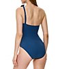 Gottex Modern Muse Solid One Shoulder One Piece Swimsuit - Image 5