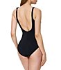 Gottex Modern Muse Solid Square Neck Tummy Control One Piece Swimsuit - Image 2