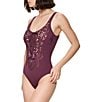 Gottex Versailles Eyelet Lace Scoop Neck Moderate Coverage One Piece Swimsuit - Image 3