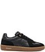 Color:Nero/Gum - Image 1 - Gat Leather Sneakers