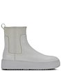Color:Blanco - Image 1 - Waverly Leather And Neoprene Chelsea Booties