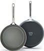 GreenPan Greenpan GP5 2-Pack Frying Pan Set, Color:Slate - Image 1