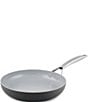 Color:Grey - Image 1 - Paris Pro Ceramic Non-Stick Open Fry Pan