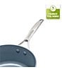 GreenPan Paris Pro Ceramic Non-Stick Open Fry Pan, Color:Grey - Image 3