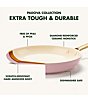 Color:Pink - Image 3 - Reserve Ceramic Nonstick 12#double; Covered Fry Pan with Helper Handle