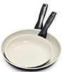 GreenPan Rio Ceramic Nonstick 8#double; and 10#double; Frypan Set - Image 3