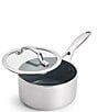 GreenPan Valencia Pro Stainless Saucepan with Lid, 1.6 Qt. - Image 1