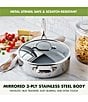 GreenPan Valencia Pro Stainless Steel Saute Pan with Lid, 5 Qt. - Image 5