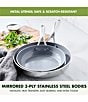 GreenPan Valencia Pro Stainless Steel 8#double; and 10#double; Frypan Set - Image 5