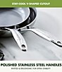 GreenPan Valencia Pro Stainless Steel 8#double; and 10#double; Frypan Set - Image 6