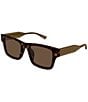 Gucci Men's G Monogram Wirecore 52mm Square Sunglasses - Image 1