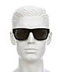 Color:Black - Image 2 - Men's Generation 53mm Square Polarized Sunglasses