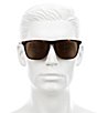 Color:Havana - Image 2 - Men's Gg0915s Square 55mm Sunglasses