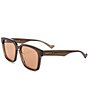 Color:Brown - Image 1 - Men's Gg0965sa Rectangular 57mm Sunglasses
