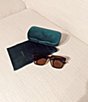 Color:Brown - Image 5 - Men's Gg0965sa Rectangular 57mm Sunglasses