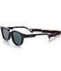Color:Black - Image 2 - Men's Gg1237S 53mm Round Mountain Sunglasses