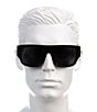 Color:Black - Image 2 - Men's GG1262S 54mm Square Sunglasses