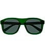 Color:Green - Image 2 - Men's GG1316S 54mm Navigator Sunglasses