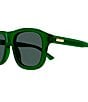 Color:Green - Image 3 - Men's GG1316S 54mm Navigator Sunglasses