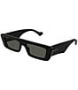 Color:Black - Image 1 - Men's GG1331S 54mm Rectangle Sunglasses