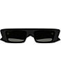 Color:Black - Image 2 - Men's GG1331S 54mm Rectangle Sunglasses
