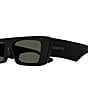 Color:Black - Image 3 - Men's GG1331S 54mm Rectangle Sunglasses