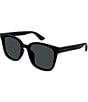 Color:Black - Image 1 - Men's GG1346SK 56mm Rectangle Sunglasses