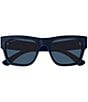Gucci Men's Gucci Lacquered 54mm Square Sunglasses, Color:Shiny Transparent Azure/Blue - Image 2