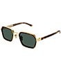 Gucci Men's Lettering Noble Tip 51mm Rectangle Sunglasses - Image 1
