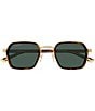 Gucci Men's Lettering Noble Tip 51mm Rectangle Sunglasses - Image 2