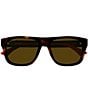 Gucci Men's New Pop Web 56mm Rectangle Sunglasses - Image 2