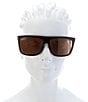 Gucci Men's Rectangular 59mm Sunglasses, Color:Black - Image 2