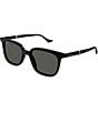 Color:Black - Image 1 - Men's Running Web 54mm Square Sunglasses