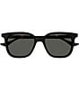 Color:Black - Image 2 - Men's Running Web 54mm Square Sunglasses
